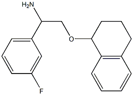 1-[2-amino-2-(3-fluorophenyl)ethoxy]-1,2,3,4-tetrahydronaphthalene Structure