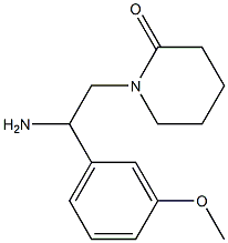 1-[2-amino-2-(3-methoxyphenyl)ethyl]piperidin-2-one