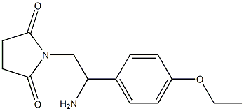1-[2-amino-2-(4-ethoxyphenyl)ethyl]pyrrolidine-2,5-dione Structure