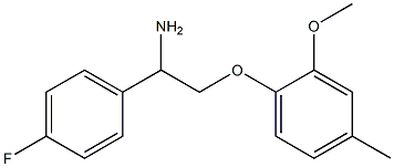 1-[2-amino-2-(4-fluorophenyl)ethoxy]-2-methoxy-4-methylbenzene