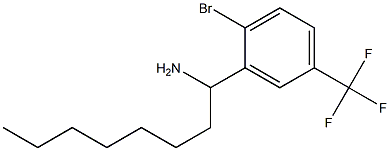 1-[2-bromo-5-(trifluoromethyl)phenyl]octan-1-amine