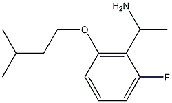 1-[2-fluoro-6-(3-methylbutoxy)phenyl]ethan-1-amine Struktur