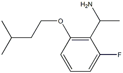 1-[2-fluoro-6-(3-methylbutoxy)phenyl]ethan-1-amine Structure