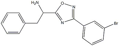 1-[3-(3-bromophenyl)-1,2,4-oxadiazol-5-yl]-2-phenylethan-1-amine