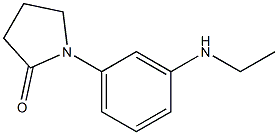 1-[3-(ethylamino)phenyl]pyrrolidin-2-one Structure