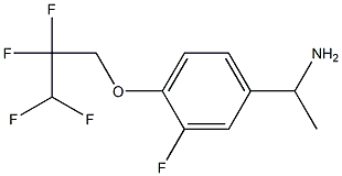 1-[3-fluoro-4-(2,2,3,3-tetrafluoropropoxy)phenyl]ethan-1-amine|