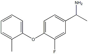 1-[3-fluoro-4-(2-methylphenoxy)phenyl]ethan-1-amine