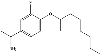 1-[3-fluoro-4-(octan-2-yloxy)phenyl]ethan-1-amine