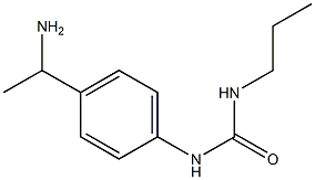 1-[4-(1-aminoethyl)phenyl]-3-propylurea Structure