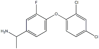 1-[4-(2,4-dichlorophenoxy)-3-fluorophenyl]ethan-1-amine