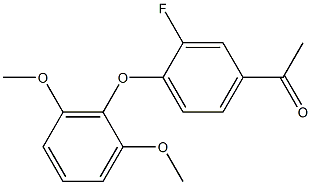 1-[4-(2,6-dimethoxyphenoxy)-3-fluorophenyl]ethan-1-one