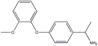 1-[4-(2-methoxyphenoxy)phenyl]ethan-1-amine Structure