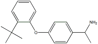 1-[4-(2-tert-butylphenoxy)phenyl]ethan-1-amine Struktur