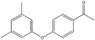 1-[4-(3,5-dimethylphenoxy)phenyl]ethan-1-one 结构式