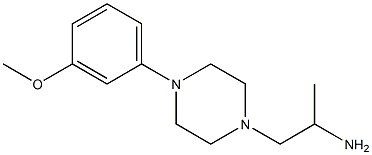  1-[4-(3-methoxyphenyl)piperazin-1-yl]propan-2-amine