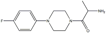 1-[4-(4-fluorophenyl)piperazin-1-yl]-1-oxopropan-2-amine Struktur