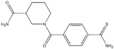 1-[4-(aminocarbonothioyl)benzoyl]piperidine-3-carboxamide|