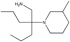 1-[4-(aminomethyl)heptan-4-yl]-3-methylpiperidine Structure