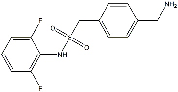 1-[4-(aminomethyl)phenyl]-N-(2,6-difluorophenyl)methanesulfonamide