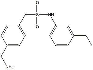 1-[4-(aminomethyl)phenyl]-N-(3-ethylphenyl)methanesulfonamide|