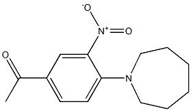 1-[4-(azepan-1-yl)-3-nitrophenyl]ethan-1-one