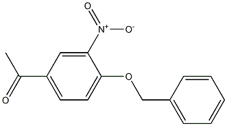 1-[4-(benzyloxy)-3-nitrophenyl]ethan-1-one Struktur