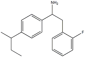 1-[4-(butan-2-yl)phenyl]-2-(2-fluorophenyl)ethan-1-amine