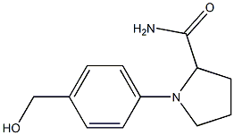 1-[4-(hydroxymethyl)phenyl]pyrrolidine-2-carboxamide