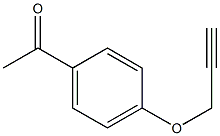 1-[4-(prop-2-ynyloxy)phenyl]ethanone Structure