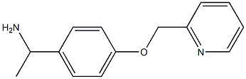  1-[4-(pyridin-2-ylmethoxy)phenyl]ethanamine