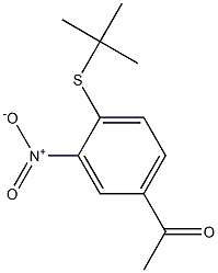 1-[4-(tert-butylsulfanyl)-3-nitrophenyl]ethan-1-one