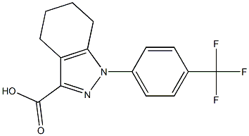  1-[4-(trifluoromethyl)phenyl]-4,5,6,7-tetrahydro-1H-indazole-3-carboxylic acid