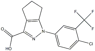 1-[4-chloro-3-(trifluoromethyl)phenyl]-1,4,5,6-tetrahydrocyclopenta[c]pyrazole-3-carboxylic acid