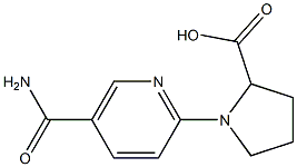 1-[5-(aminocarbonyl)pyridin-2-yl]pyrrolidine-2-carboxylic acid