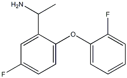 1-[5-fluoro-2-(2-fluorophenoxy)phenyl]ethan-1-amine|