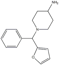 1-[furan-2-yl(phenyl)methyl]piperidin-4-amine|