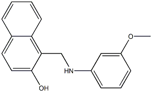 1-{[(3-methoxyphenyl)amino]methyl}naphthalen-2-ol|