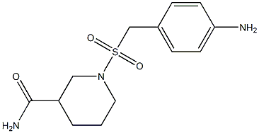 1-{[(4-aminophenyl)methane]sulfonyl}piperidine-3-carboxamide