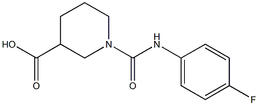  1-{[(4-fluorophenyl)amino]carbonyl}piperidine-3-carboxylic acid