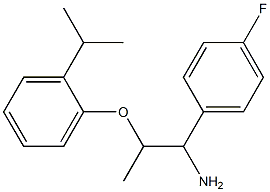 1-{[1-amino-1-(4-fluorophenyl)propan-2-yl]oxy}-2-(propan-2-yl)benzene