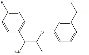  1-{[1-amino-1-(4-fluorophenyl)propan-2-yl]oxy}-3-(propan-2-yl)benzene