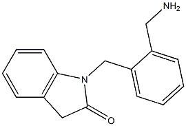 1-{[2-(aminomethyl)phenyl]methyl}-2,3-dihydro-1H-indol-2-one