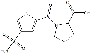 1-{[4-(aminosulfonyl)-1-methyl-1H-pyrrol-2-yl]carbonyl}pyrrolidine-2-carboxylic acid|