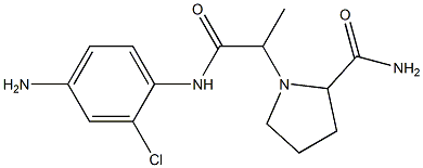 1-{1-[(4-amino-2-chlorophenyl)carbamoyl]ethyl}pyrrolidine-2-carboxamide
