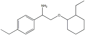  1-{1-amino-2-[(2-ethylcyclohexyl)oxy]ethyl}-4-ethylbenzene