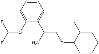 1-{1-amino-2-[(2-methylcyclohexyl)oxy]ethyl}-2-(difluoromethoxy)benzene