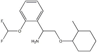  1-{1-amino-2-[(2-methylcyclohexyl)oxy]ethyl}-2-(difluoromethoxy)benzene