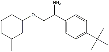 1-{1-amino-2-[(3-methylcyclohexyl)oxy]ethyl}-4-tert-butylbenzene|