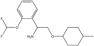 1-{1-amino-2-[(4-methylcyclohexyl)oxy]ethyl}-2-(difluoromethoxy)benzene