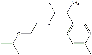 1-{1-amino-2-[2-(propan-2-yloxy)ethoxy]propyl}-4-methylbenzene